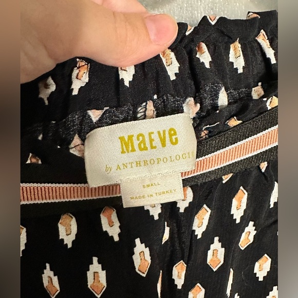 Maeve Black and White Wide Leg Pants - Picture 8 of 8